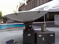 Advent Mantis Mk 3 Flyaway C band dish, 2009